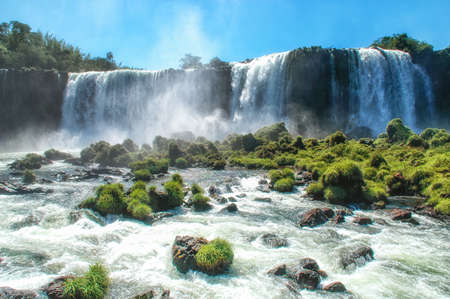 Argentina Iguazu Falls is the most visited place in Argentina.の写真素材