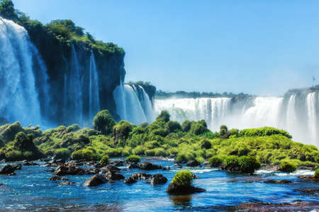 Argentina Iguazu Falls is the most visited place in Argentina.の素材 [FY310190611621]