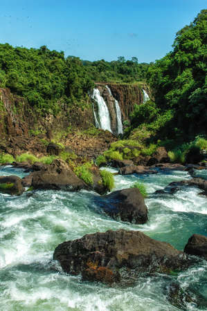 Argentina Iguazu Falls is the most visited place in Argentina.の写真素材