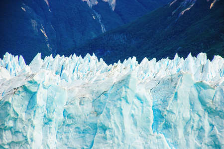 Massive Ice by Perito Moreno in Patagonia Argentina