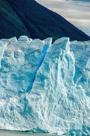 Massive Ice by Perito Moreno in Patagonia Argentina