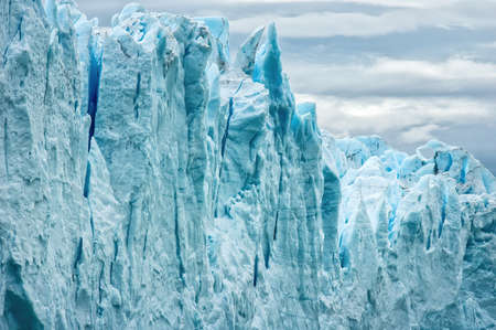Massive Ice by Perito Moreno in Patagonia Argentinaの写真素材