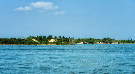 Rosario islands in Cartagena, Colombiaの写真素材