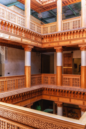 Details of the Moroccan Culinary Arts Museum, Marrakechのeditorial素材