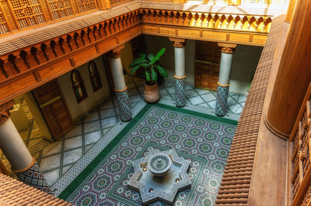 Details of the Moroccan Culinary Arts Museum, Marrakechのeditorial素材