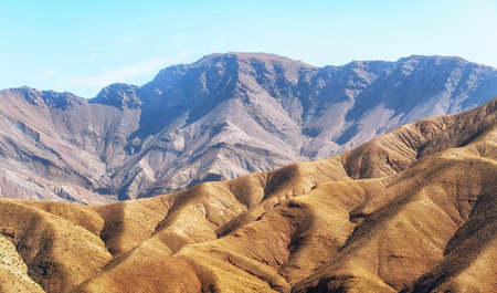 Amazing view of the Atlas Mountains in Morocco , North Africaの写真素材