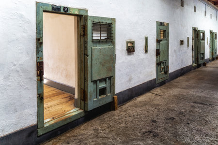 Seoul, South Korea - September 07: Cell Block inside Seodaemun Japanese Colonial Prison Seoul South...