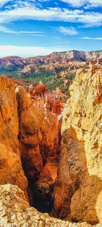 Hoodoos from Navajo Trail, Bryce Canyon, Utah, USAの写真素材