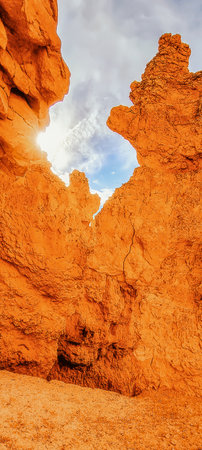Spiers at Bryce National Park, Utah, USAの写真素材