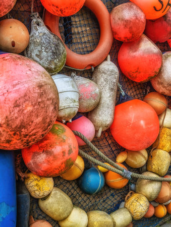 A lot of floaters on a heap to use as background, graphic backgroundsの写真素材