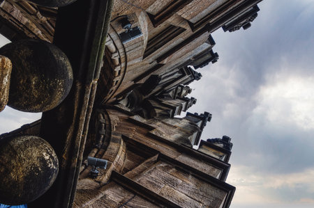 Details of Wallace monument in Stirling, UKの写真素材