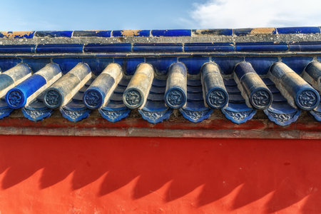 Asian architectural background. UNESCO World Heritage Siteの写真素材