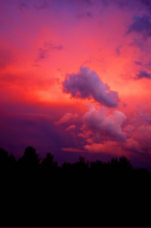 Sunset HDRの写真素材