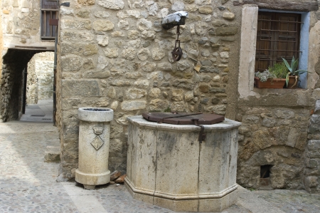 Besalu Village medieval  Catalonia Spainの写真素材