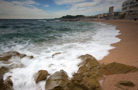 View of LLoret de Mar Catalonia Spainの写真素材