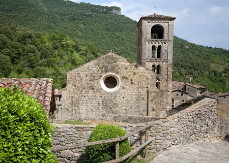 Medieval village of Beget.Girona.Catalonia.Spain