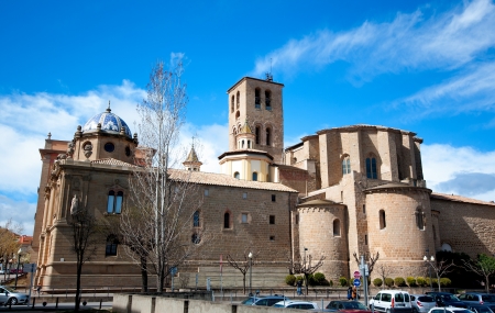 Church of Solsona Catalonia Spainのeditorial素材