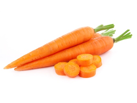 fresh carrots isolated on white background
の写真素材