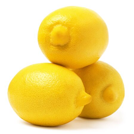three lemons の写真素材