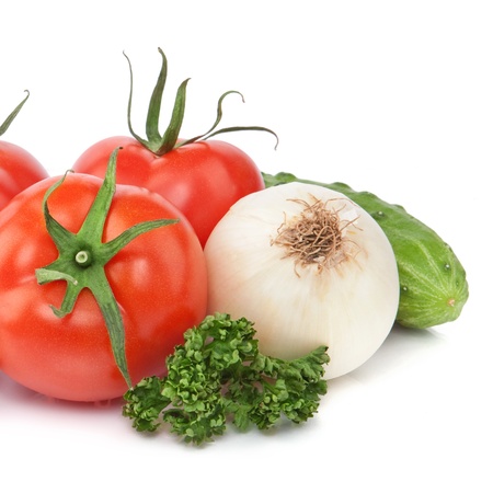 fresh raw vegetablesの写真素材