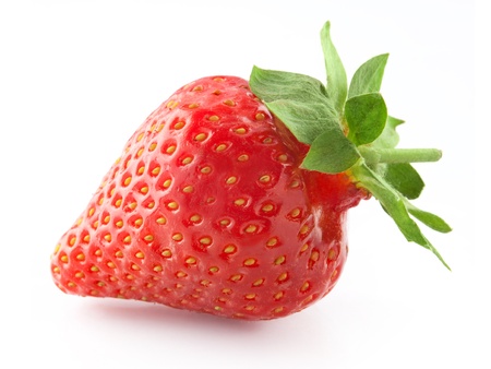 Fresh red strawberry isolated on white background
の写真素材