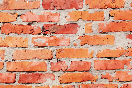 old red brick wall texture