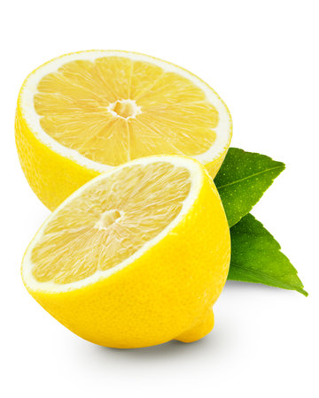 lemon isolatedの写真素材