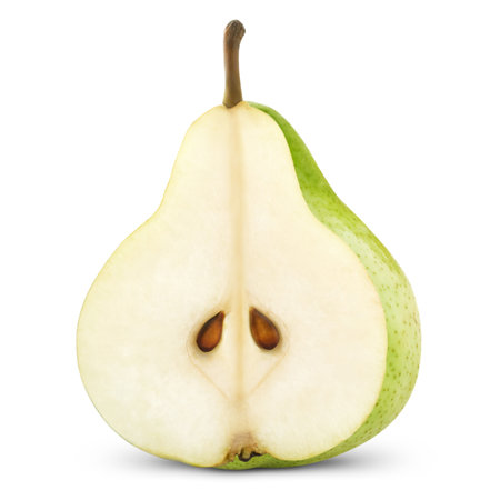 ripe half pearsの写真素材