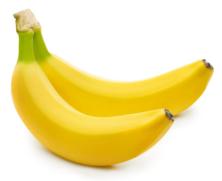 Bunch of bananas isolatedの写真素材