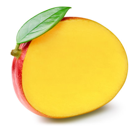 Mango isolated on whiteの写真素材