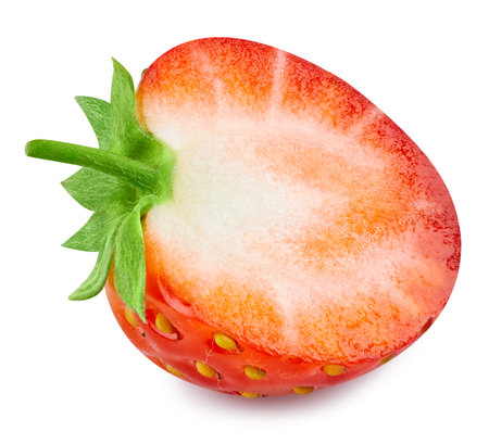 Strawberry isolated on white backgroundの写真素材