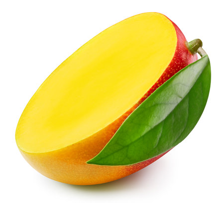 Mango isolated on whiteの写真素材