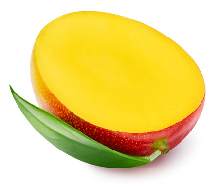 Mango isolated on whiteの写真素材