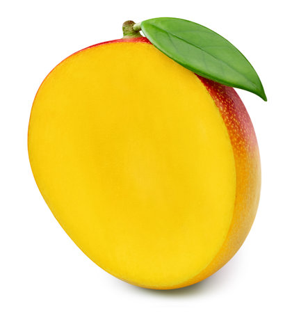 Mango isolated on whiteの写真素材
