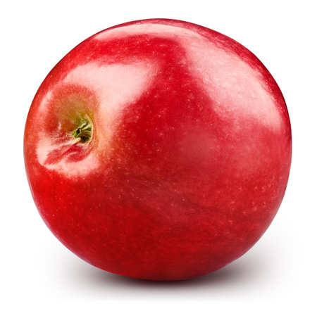 Red apple isolated on white.の写真素材