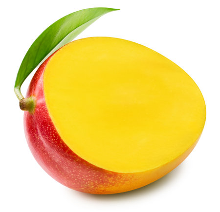 Mango isolated on whiteの写真素材