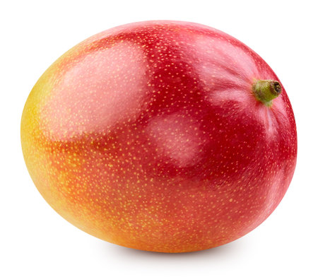 Mango isolated on whiteの写真素材