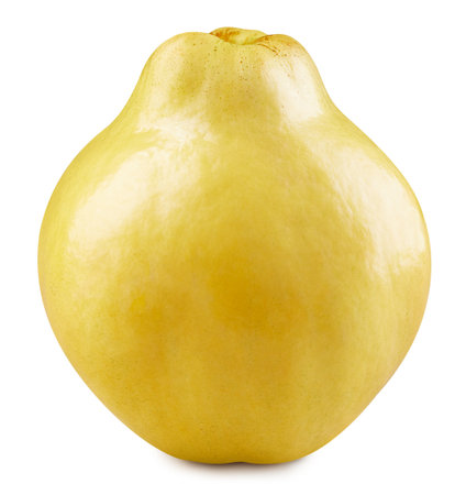 Quince isolated on white background.の写真素材