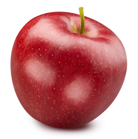 Red apple isolated on white.の写真素材