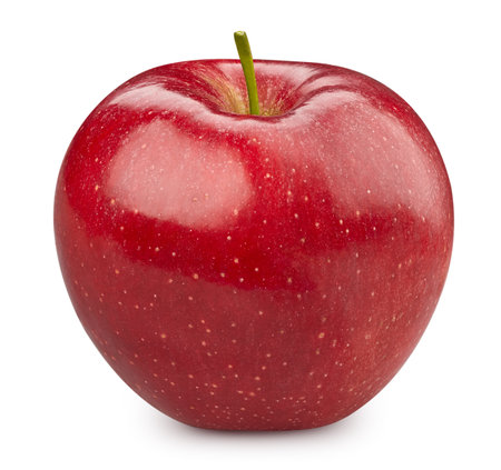 Red apple isolated on white.の写真素材