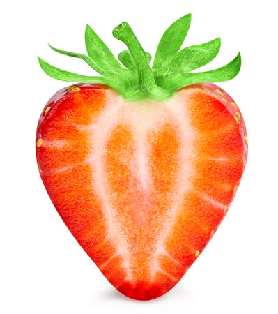 Strawberry isolated on white background.の写真素材