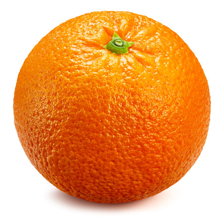 Orange fruit. Orange  on white background.   .の写真素材