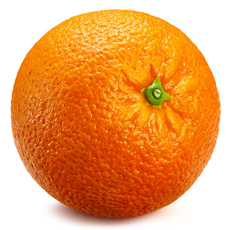 Orange fruit. Orange isolated on white background. With clipping path.の写真素材