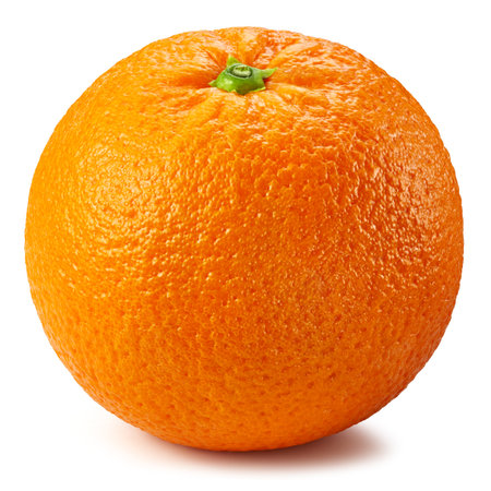 Orange isolated on white background. Orange Clipping Path. Orange fruitsの写真素材