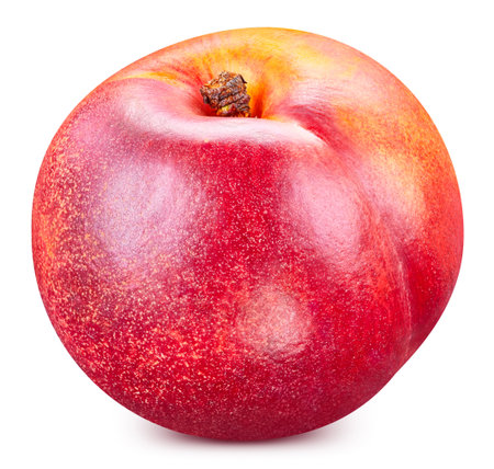 Peach fruits  on white background. Peachの写真素材