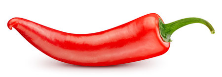 Chili isolated on white background.の写真素材