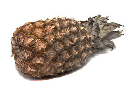 pineapple on white backgroundの写真素材