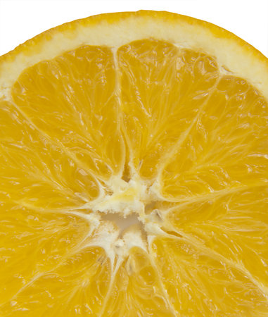 Slice of orangeの写真素材