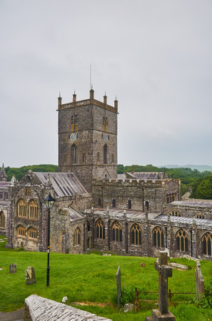 St Davids - An Enchanting Cathedral City in Pembrokeshireの写真素材