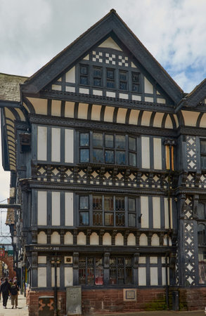 beautiful Chester uk Chester city, Europe, England.の写真素材
